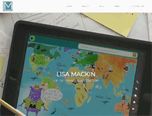Tablet Screenshot of lisamackin.com